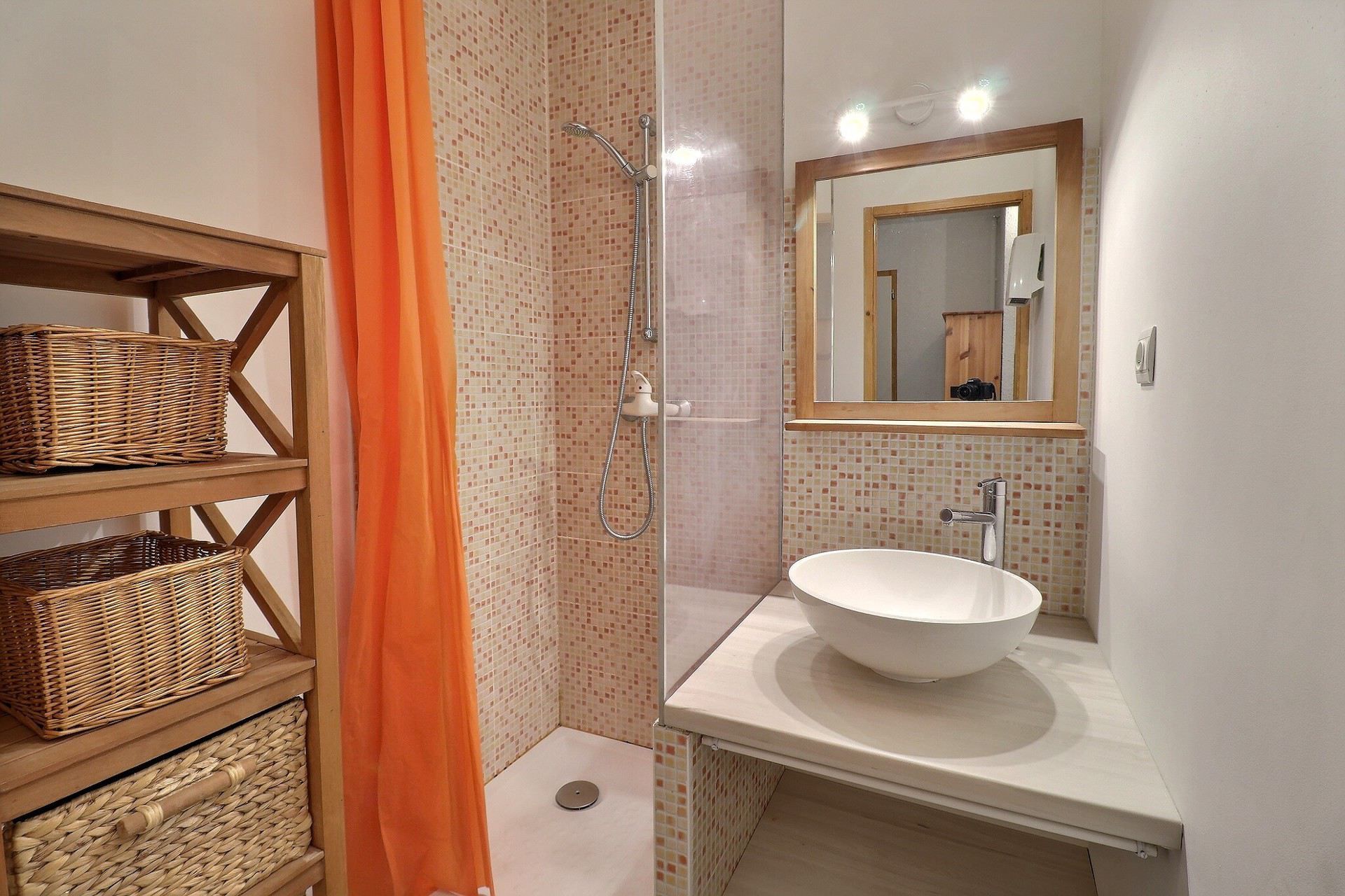Salle de bain Pralin 203, appartement en location à l'Agence Saulire à Méribel Mottaret