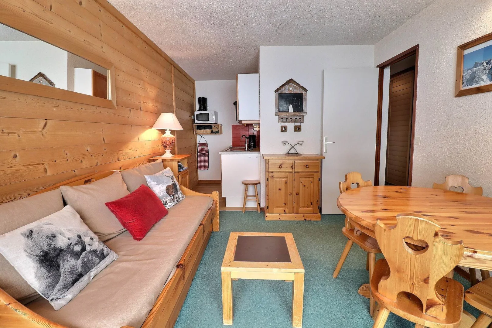LACBD8 / Deux pièces coin montagne / Méribel / Le Hameau